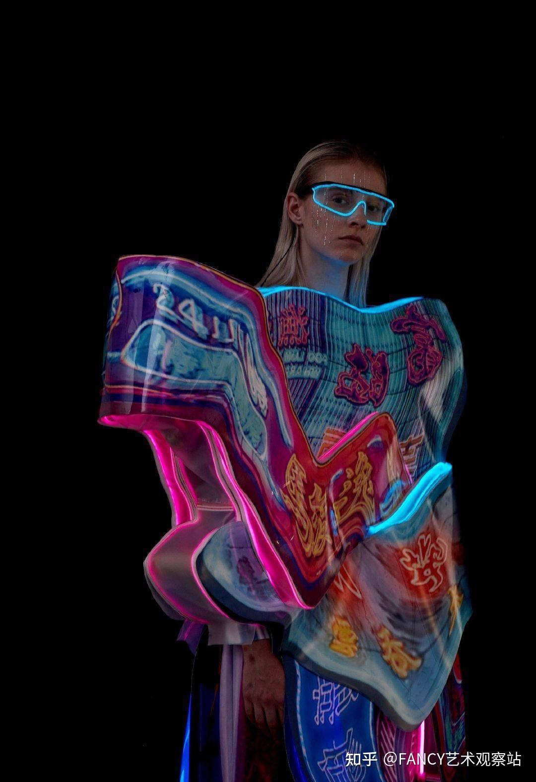 fancy分享赛博朋克风在作品集上的应用