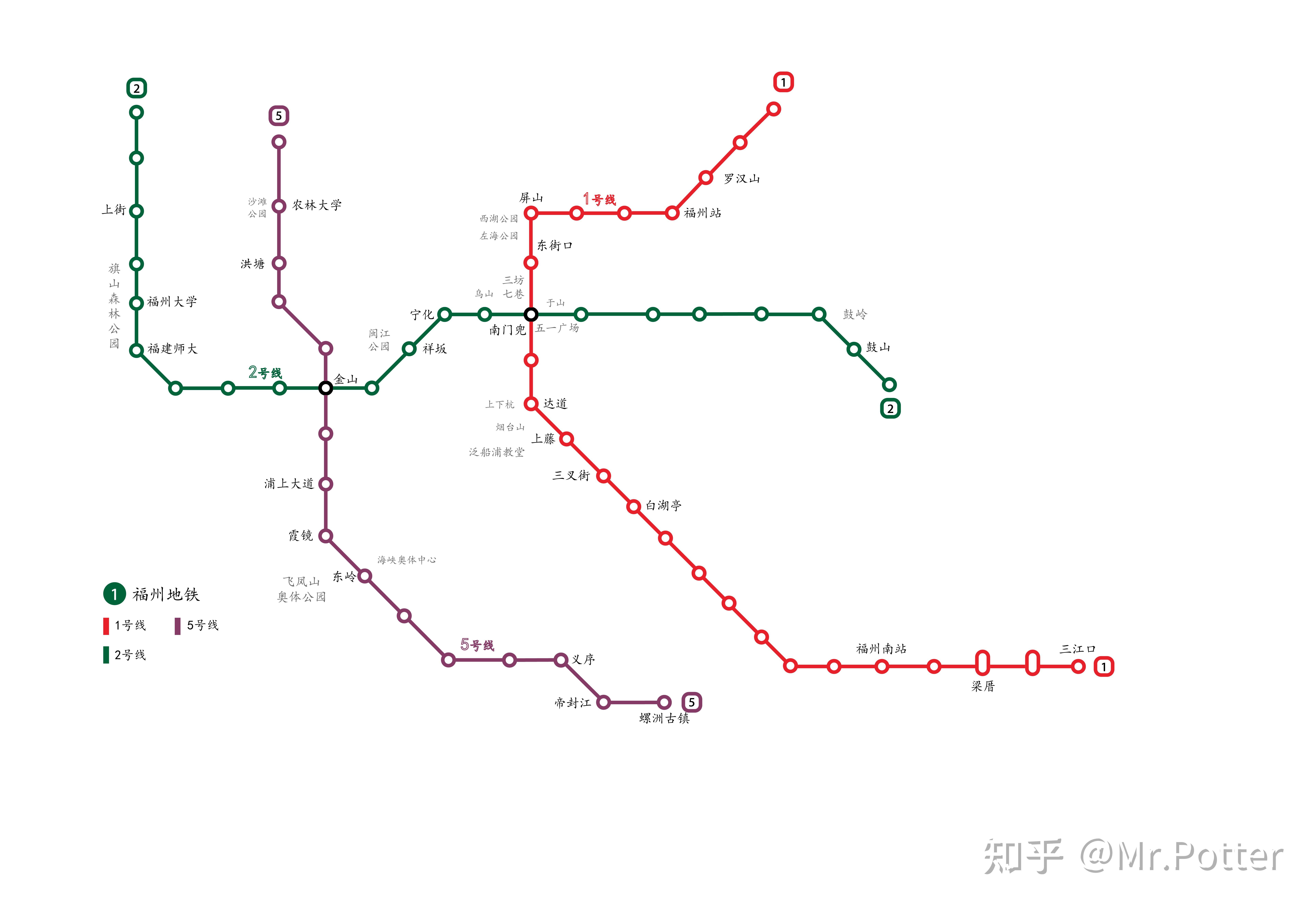 地铁线路展示柜:01福州地铁