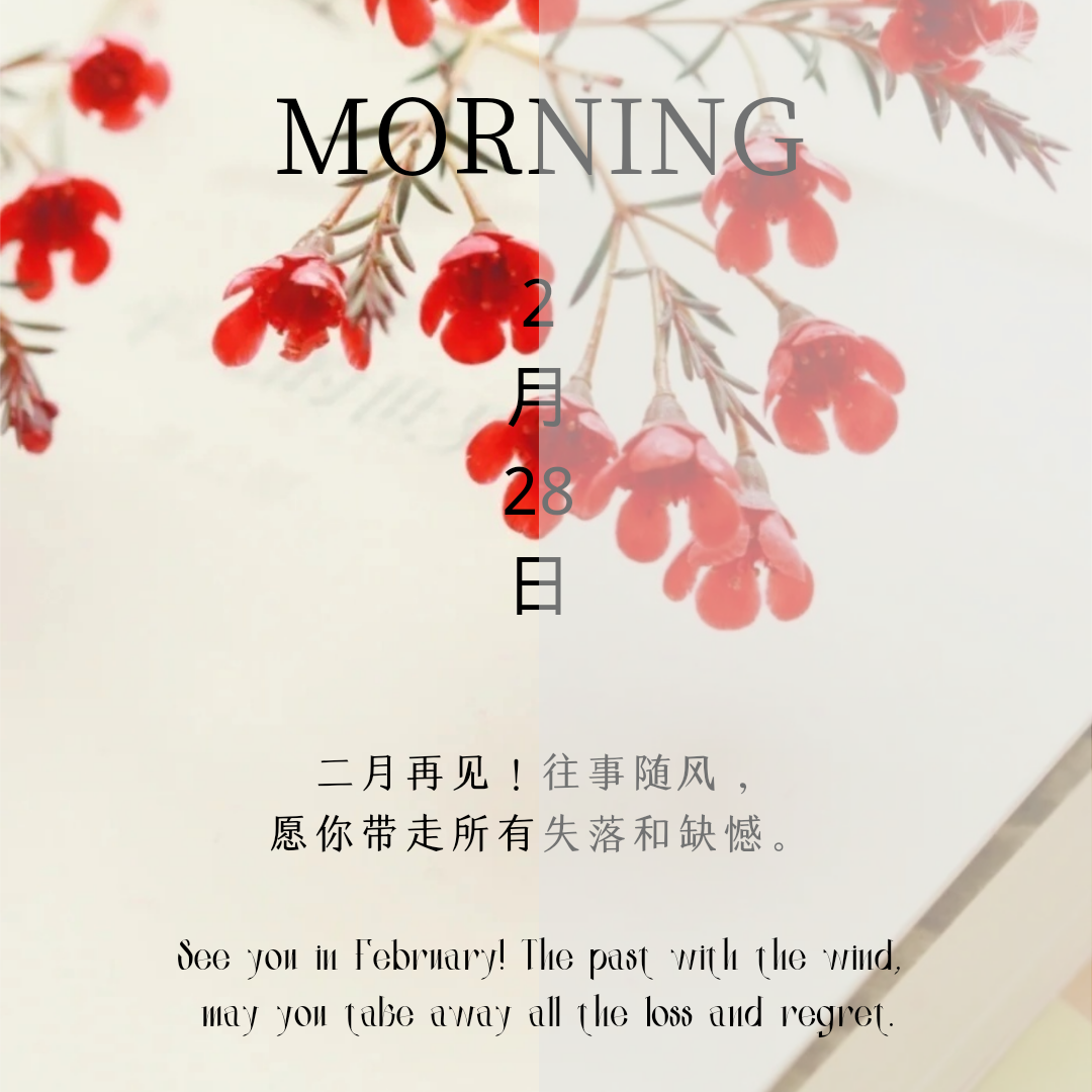 二月再见朋友圈励志文案干净治愈 - 知乎