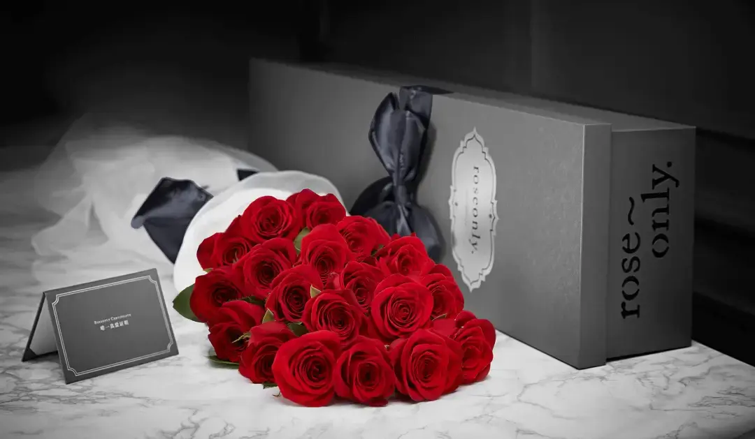仅凭一句"一生只送一个人"的口号,就让rose only品牌在创立初期便实现