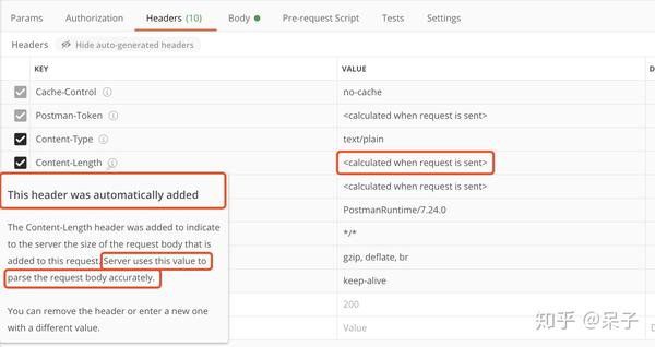 Curl Header Content Length