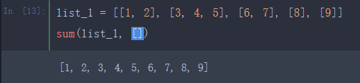 列表推导式和sum的用法 列表推导式和sum的用法
