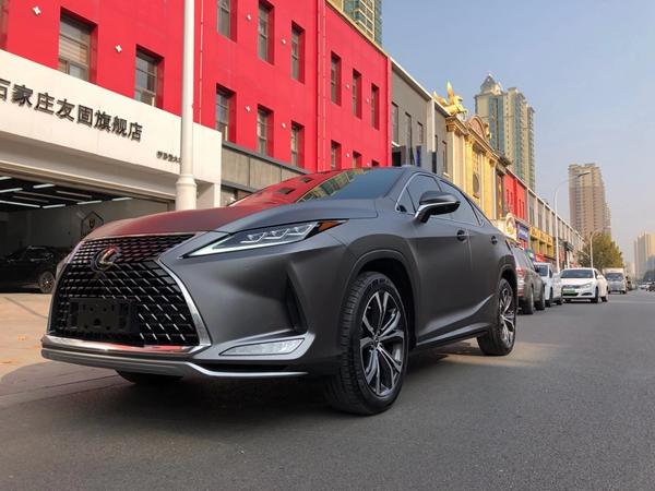 雷克萨斯rx300改色amg山灰