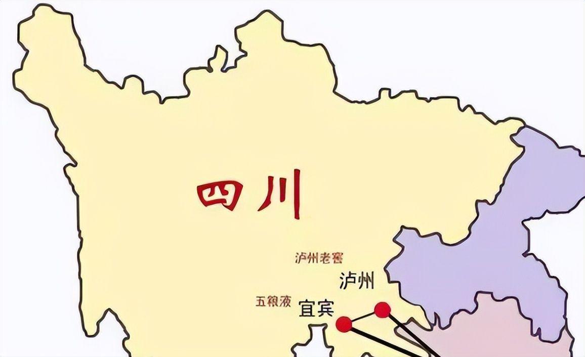 泸州在四川的位置地图图片