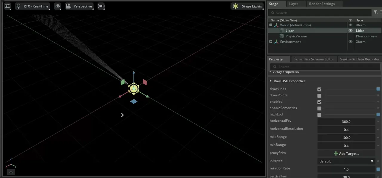 【Isaac Sim 5.0.0】Robot and Sensor Simu～n - Sensors - PhysX SDK Lidar - 知乎