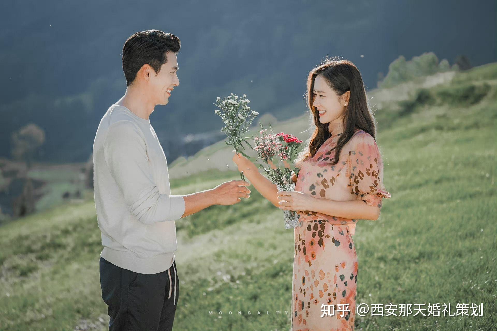玄彬孙艺珍大婚公开的婚纱照也太适合森系的小仙女了吧
