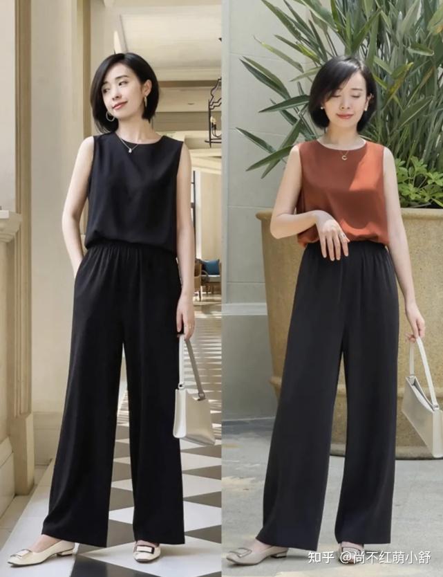 夏天阔腿裤怎么穿认准这些高比例搭配既高级又显年轻