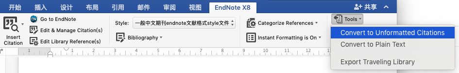 install endnote x7 in word 2015