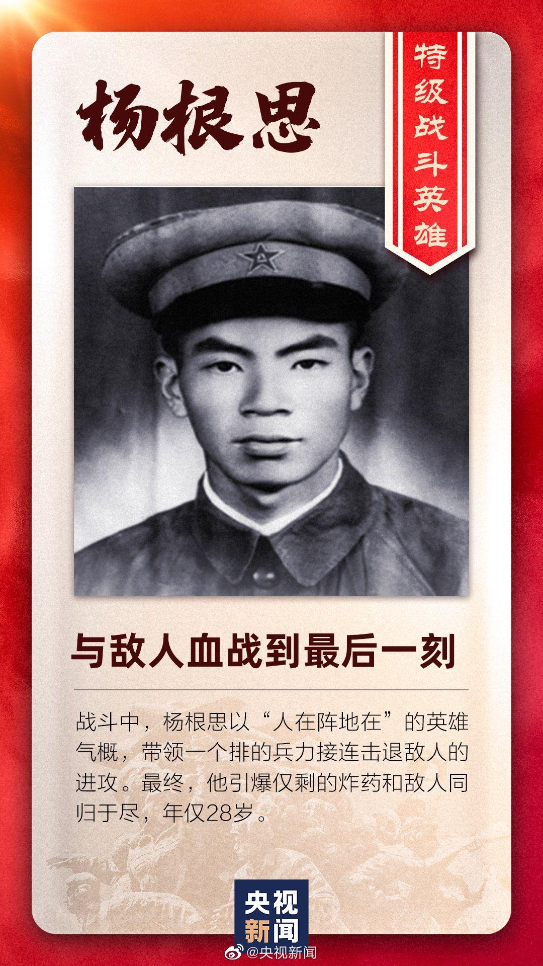 中国人民志愿军英雄模范和特等功臣名单