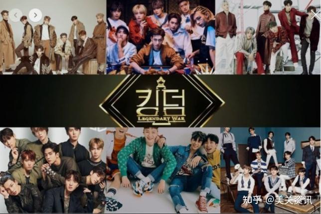 韩国男团kingdom之战首次排名发表