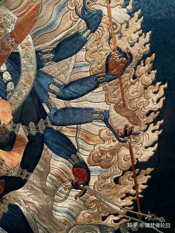 明代刺绣老唐卡