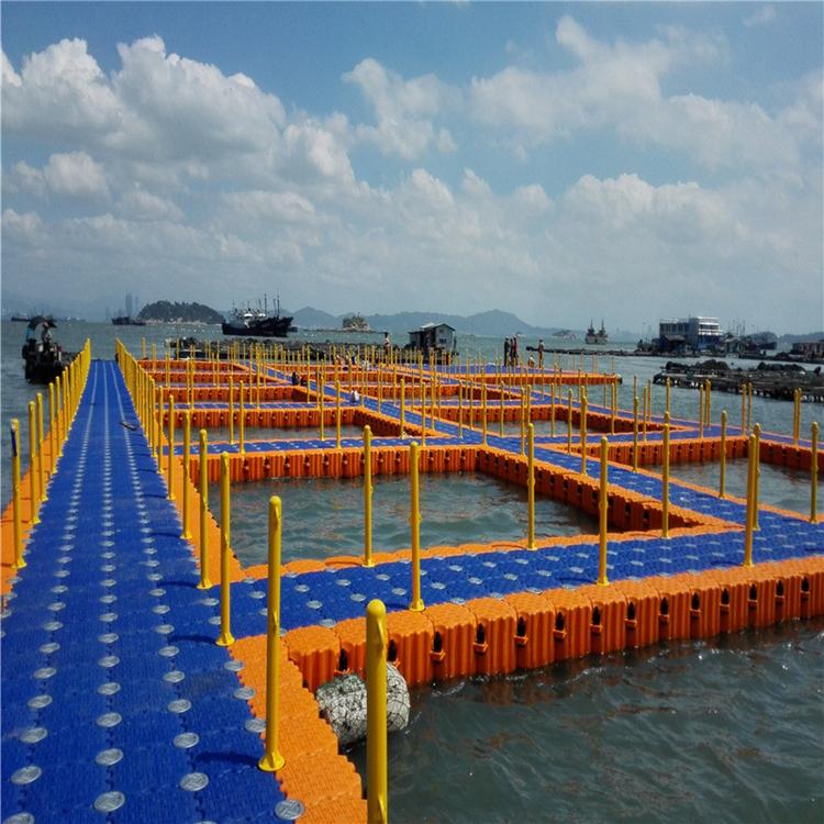 水上浮筒浮桥栈桥浮桥塑料浮箱