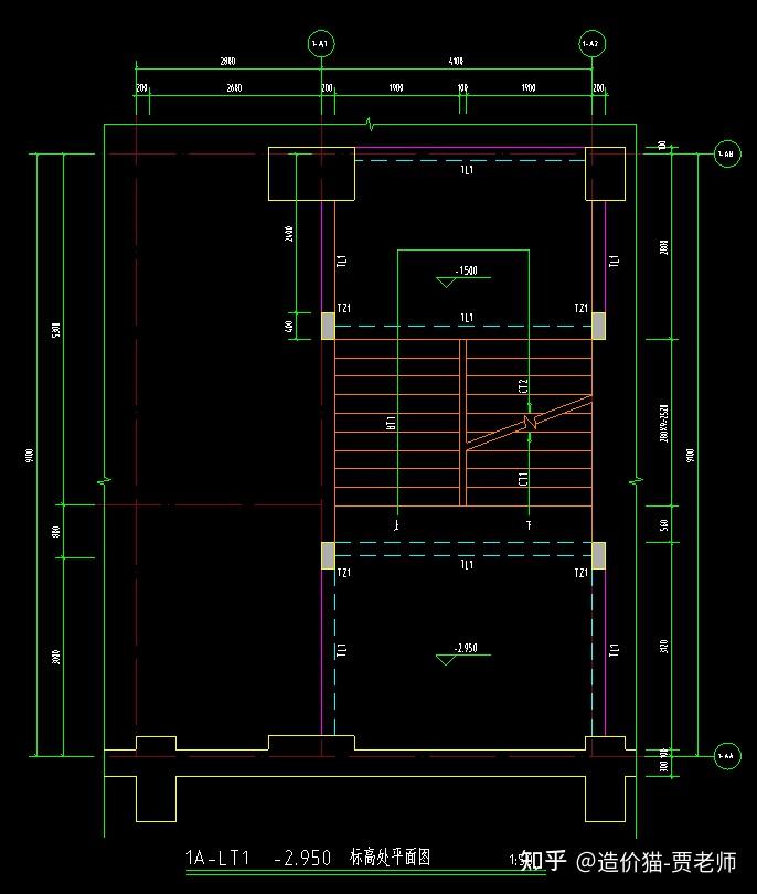 樓梯的標高以建築圖還是結構圖為準呢?答案:結構圖.