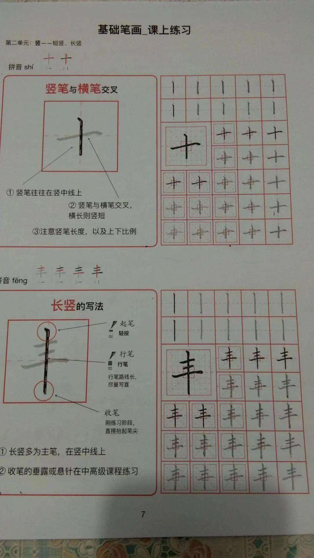 七天学会基础笔画|第二课——竖 - 知乎