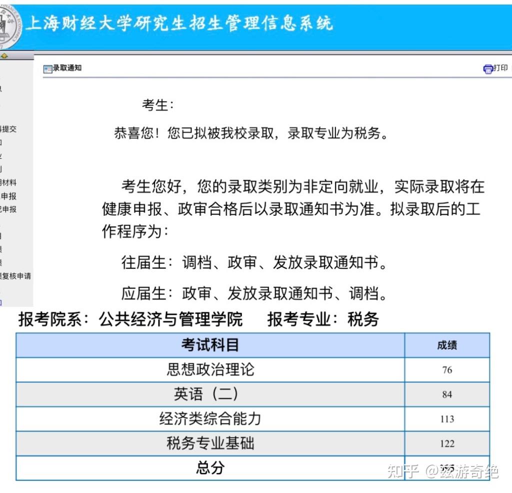 双非一战上财税务专硕第四名395分经验分享（专业课122分） - 知乎