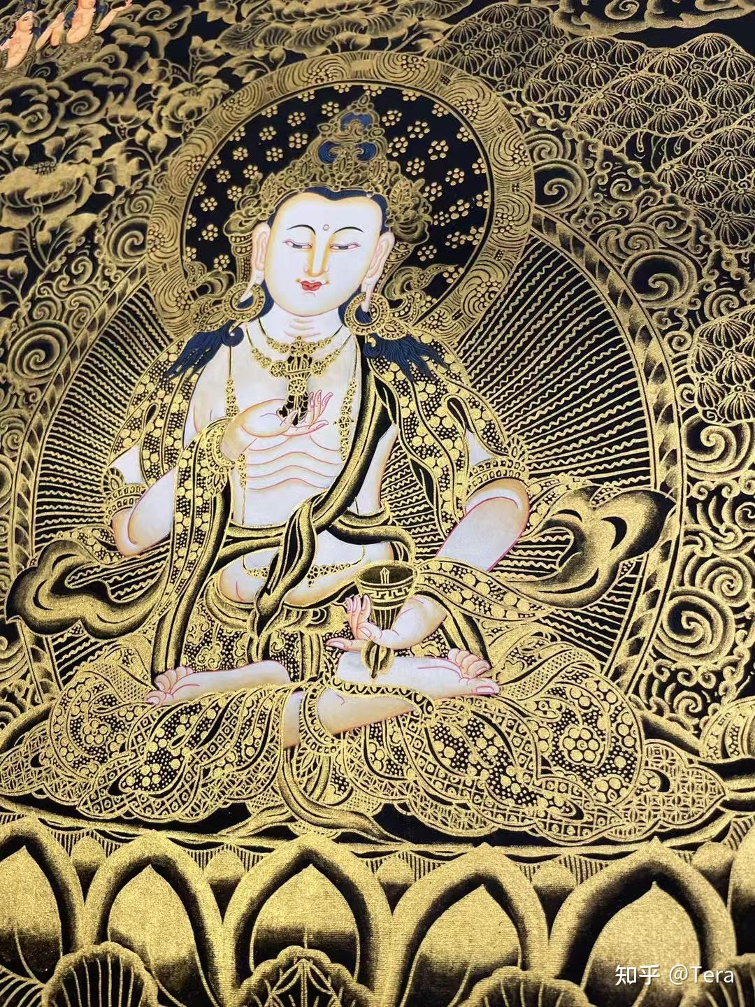 黑金唐卡·金刚萨埵