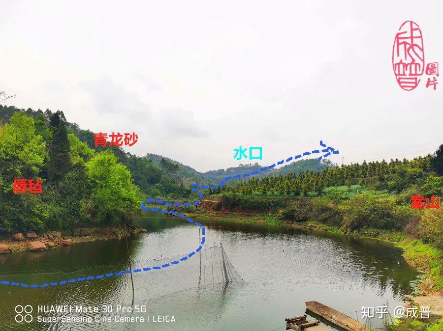 成普大师猛虎跳涧形罗星塞水口