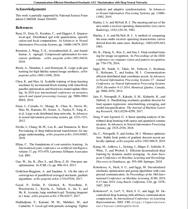 Communication-Efficient Distributed Stochastic AUC Maximization with ...