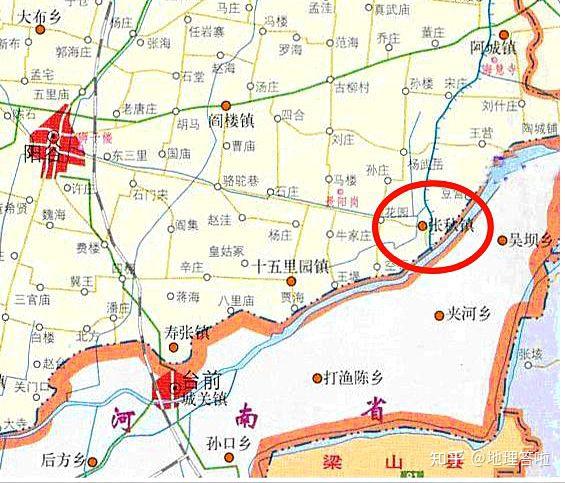 南有苏州北有张秋注意是张秋不是章丘张秋镇位于阳谷县城东二十公里南