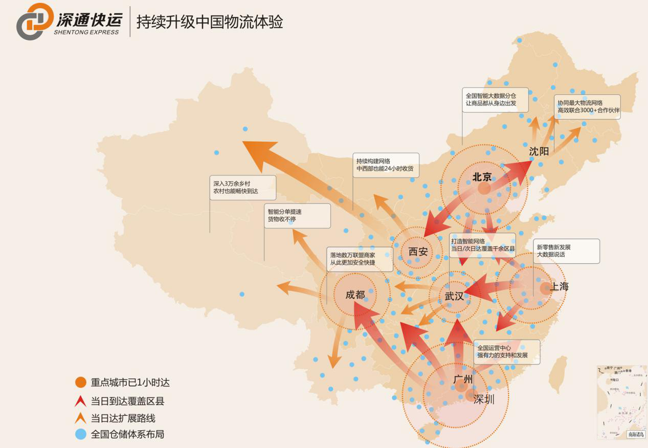 快递物流业全年不打烊 深通快运邀您瓜分行业大奶酪