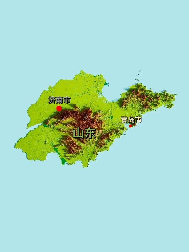 震撼高清!中国34个省级行政区立体地图!看完才明白,原来我们省是长这样的啊?