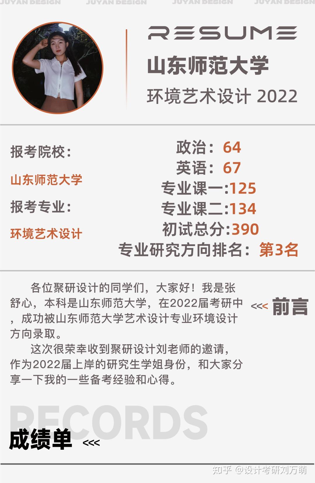 经验分享丨山东师范大学环境艺术设计390分第3名张舒心努力的日子是