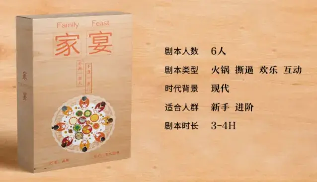 剧本杀家宴丨约不到小姐姐一起吃饭你可以尝试换种方式玩过吗可以吃的