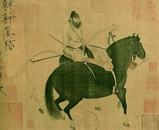 马在画中走，唐朝著名画家韩干作品欣赏- 知乎