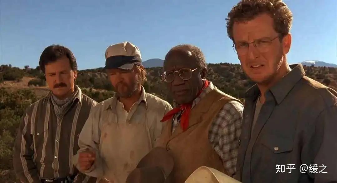 他在热门喜剧电影《城市乡巴佬》里面看到的场景:坚韧不拔的牛仔领队