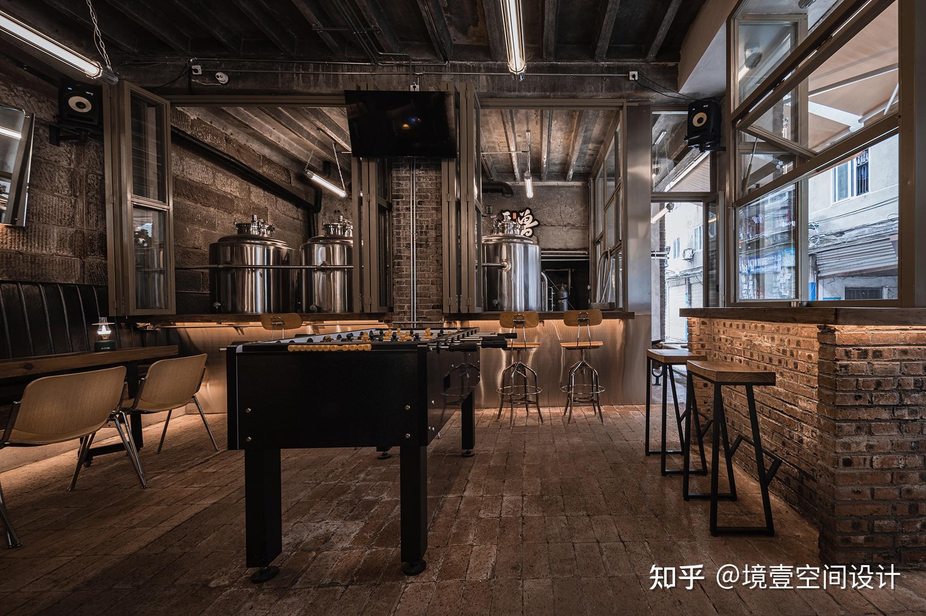 旧厂房改造 | 工业风精酿酒馆设计 - 知乎