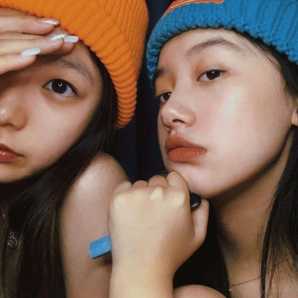 超级惊艳的闺蜜头像