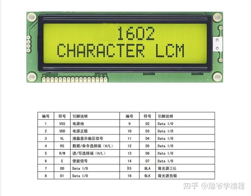 【雕爷学编程】Arduino动手做（85）---LCD1602液晶屏模块 - 知乎