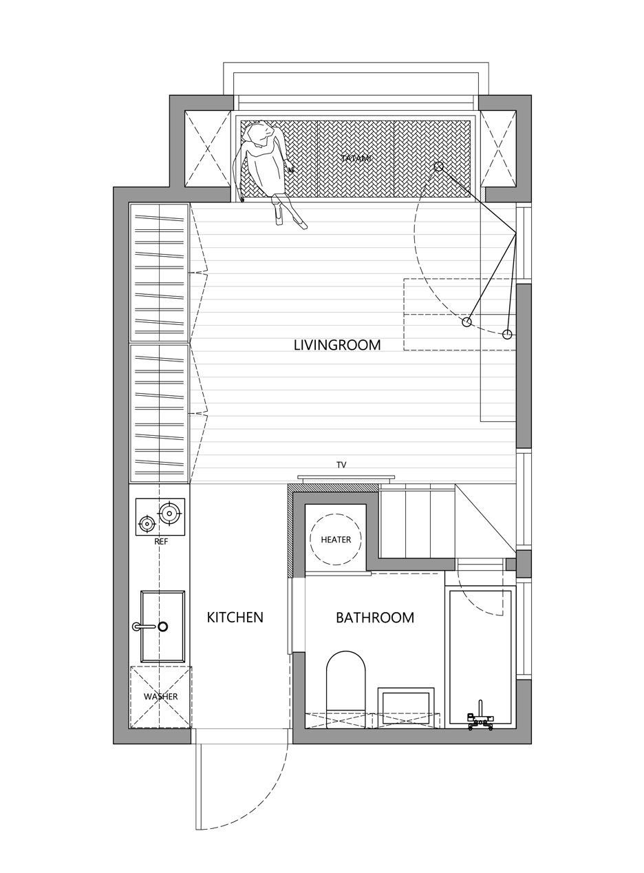 22m²紧凑型公寓改造,小空间也要精致生活 - 知乎