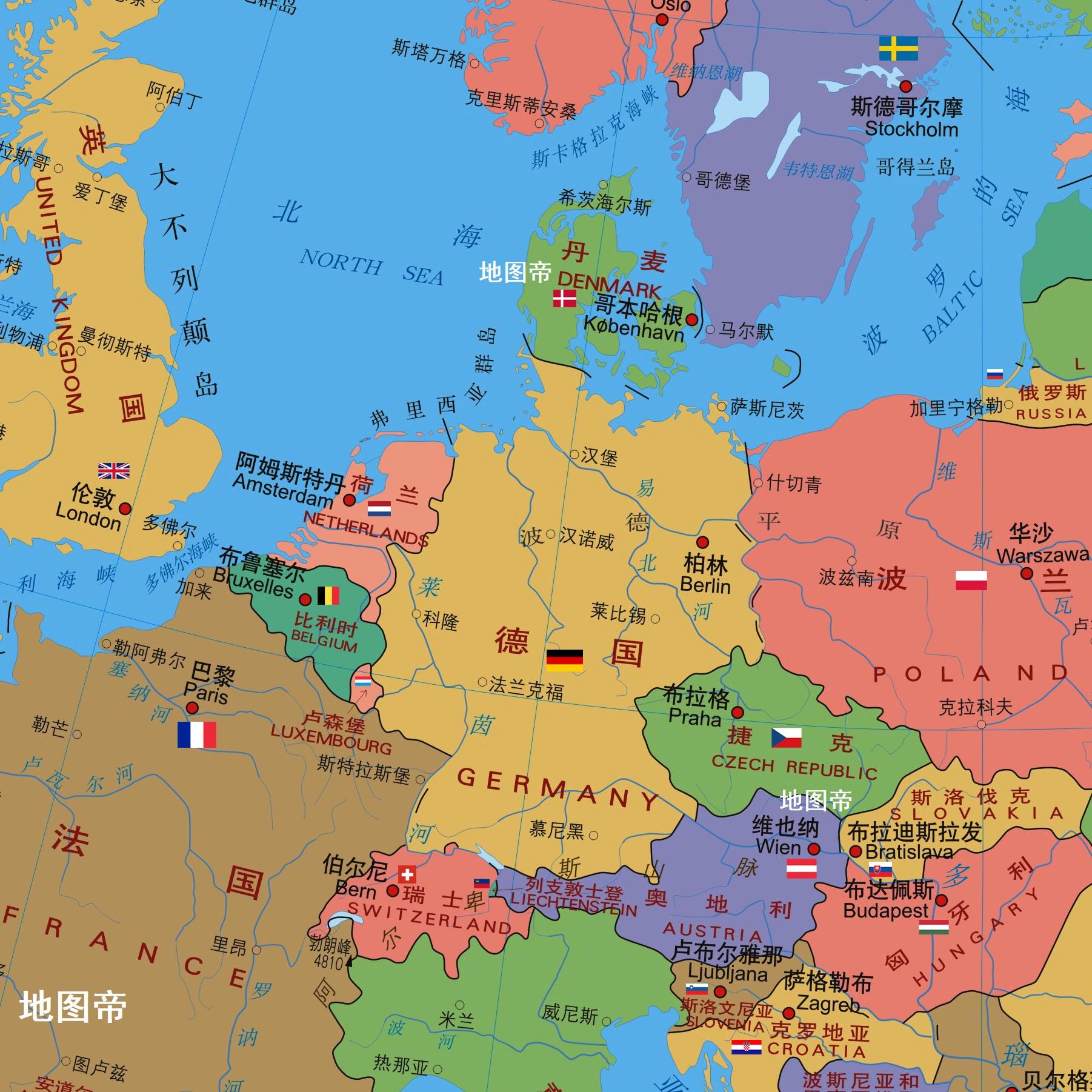 德意志民主共和国地图图片