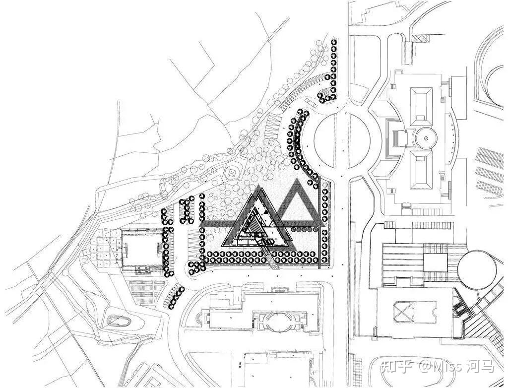 03 三角形建筑平面布局案例