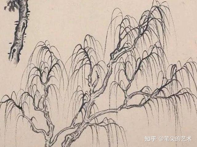 要想画好柳树,可参照《芥子园画