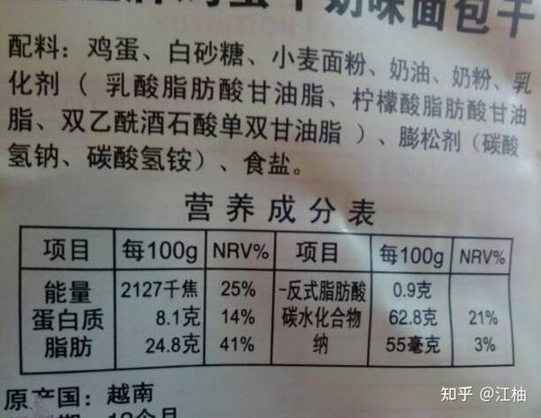 如何看食品配料表 - 知乎