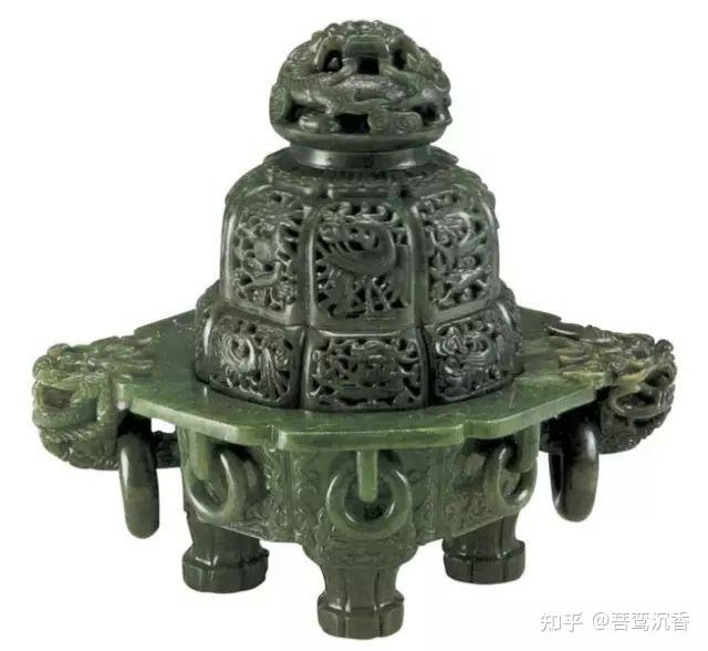 中国 大明宣徳年製款 古銅 神獣摘 神獣文 四方香炉