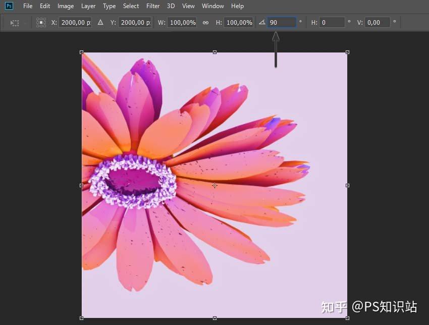 如何在photoshop中翻转图层