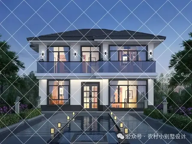 主体不到20万二层别墅设计图,2025爆20款二层农村自建房别墅图纸 - 知乎
