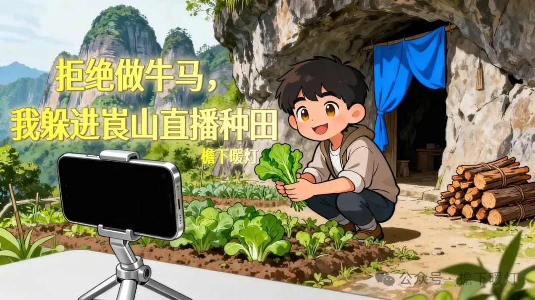 《拒绝做牛马，我躲进崀山直播种田》作者檐下暖灯-墨铺