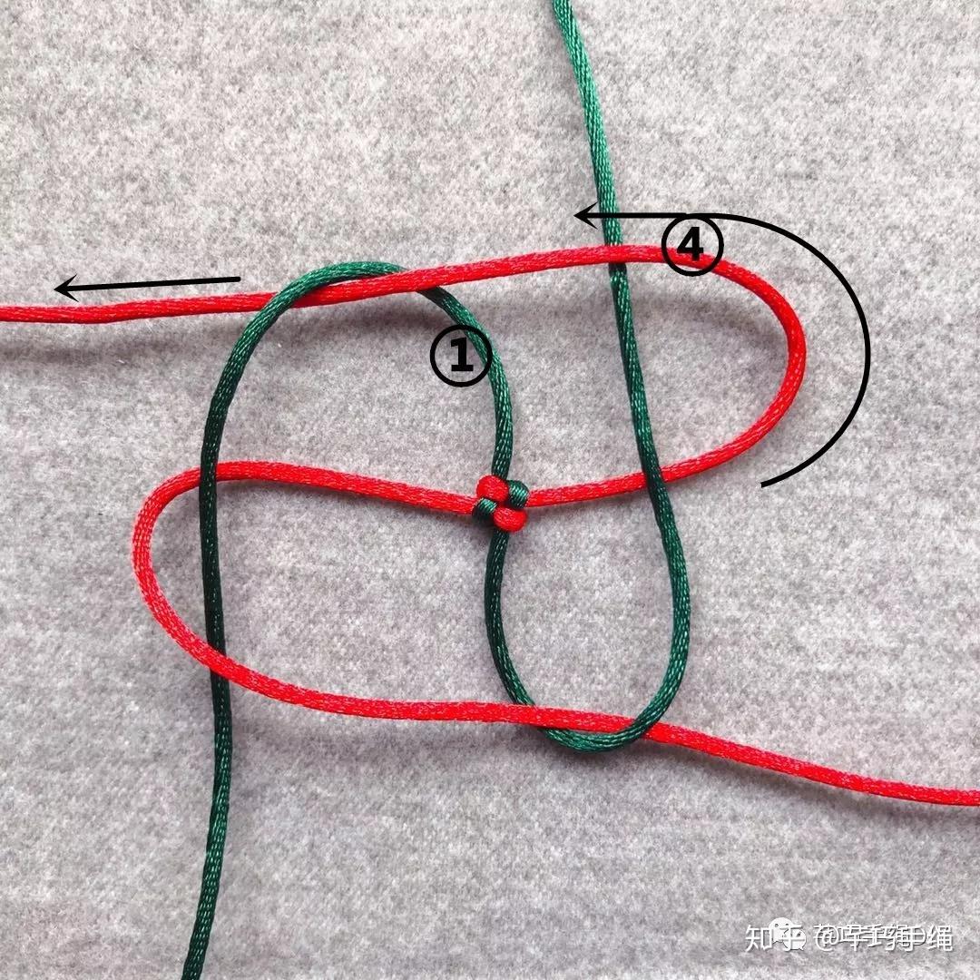 红绳玉米结编织教程图片