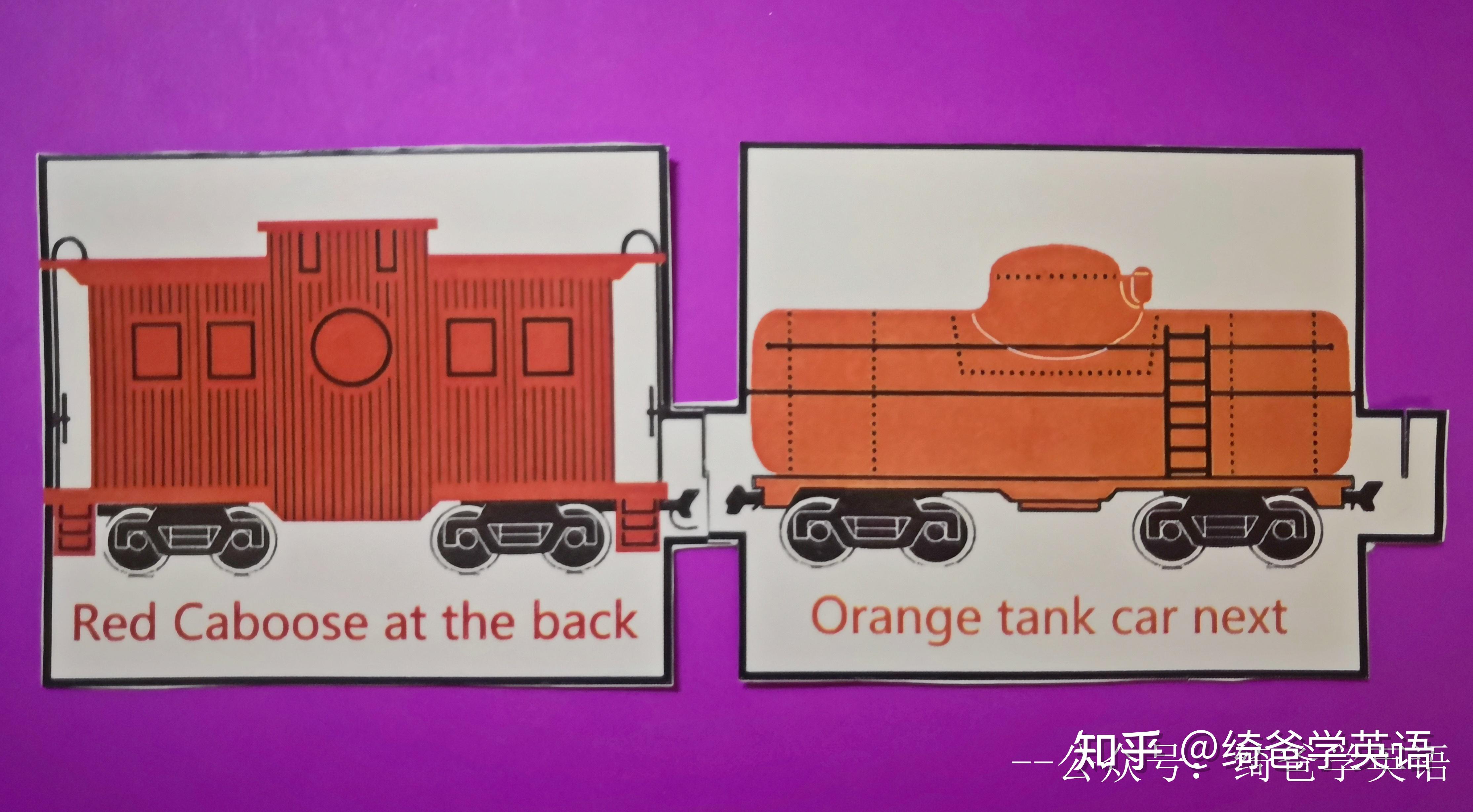 英语启蒙绘本精读手工游戏freighttrain