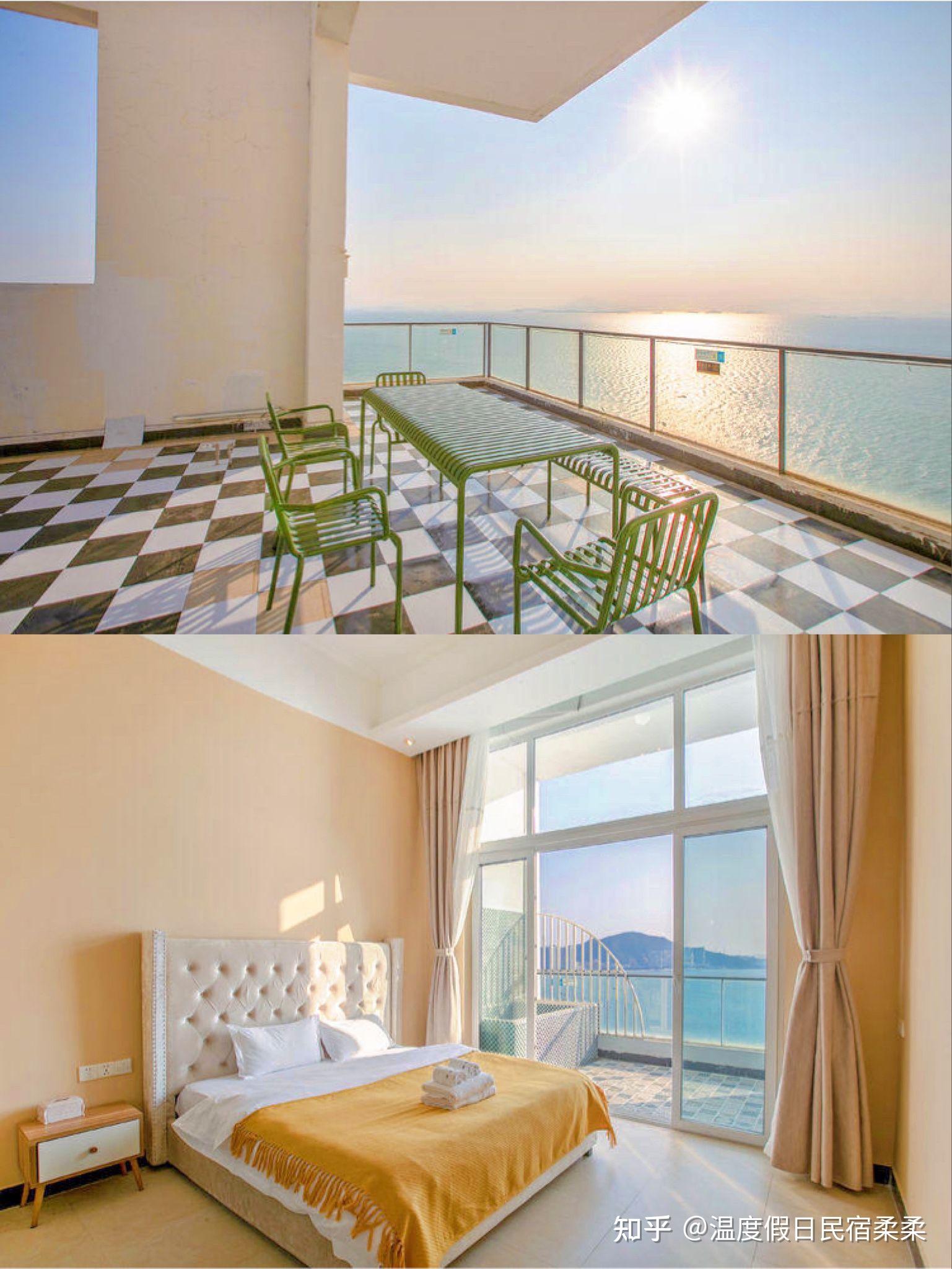 惠州海景民宿270一线日落海景房推荐