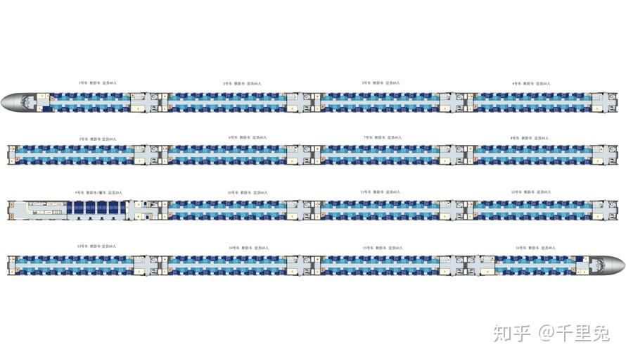 复兴号车厢座位分布图图片
