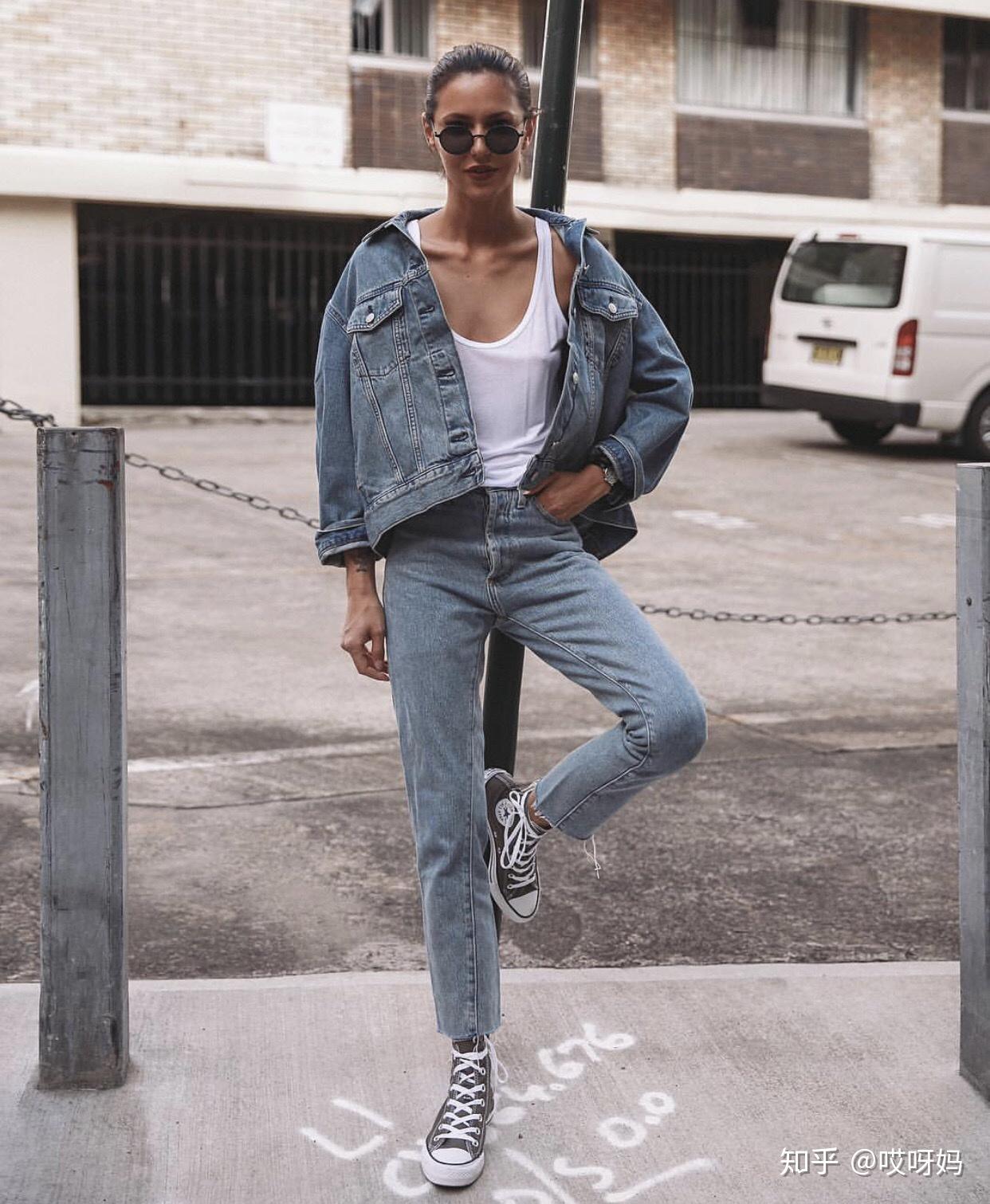 直筒牛仔裤搭配什么鞋子好看