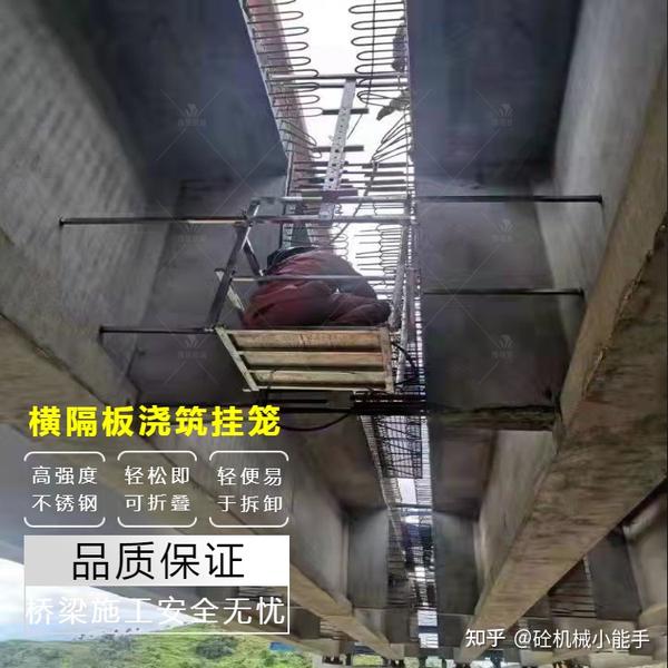 桥梁施工不锈钢折叠挂篮 豫信致诚横隔板挂笼T梁吊笼 - 知乎