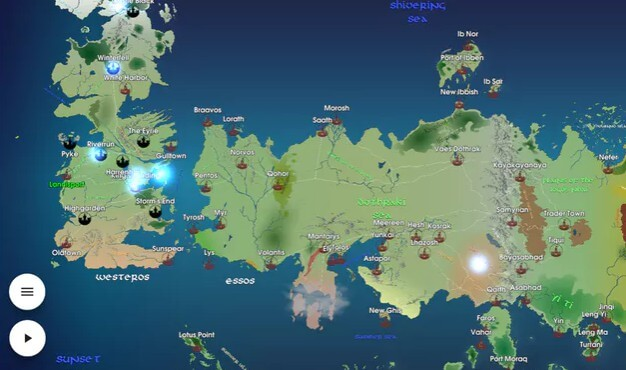 mapforgameofthrones权力的游戏地图手机版