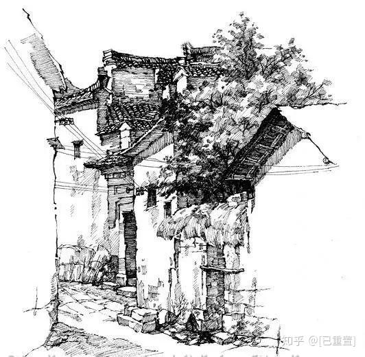 写生季看完这些风景速写素描色彩你会了吗