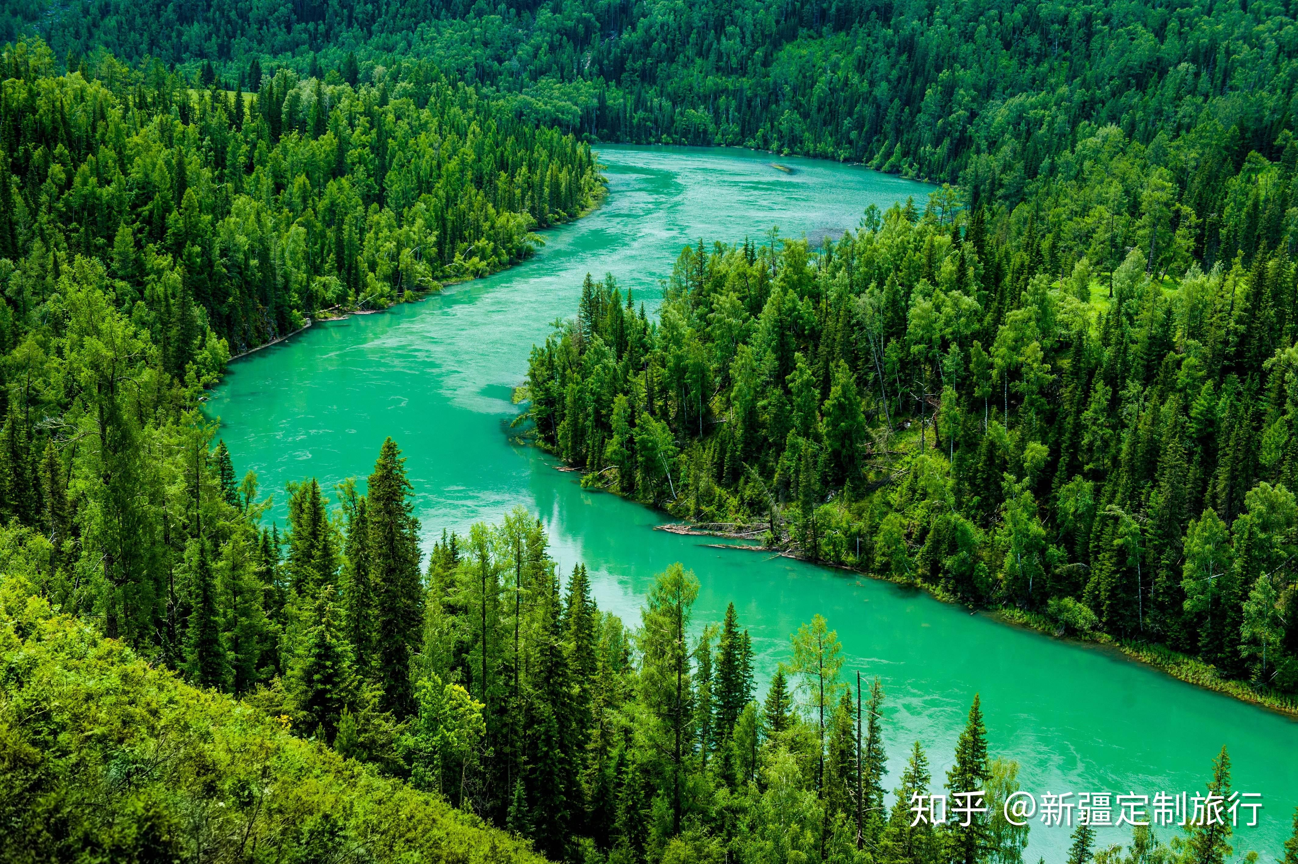 中国新疆喀纳斯湖旅行摄影高清壁纸预览 | 10wallpaper.com